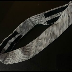 Lululemon White striped headband
